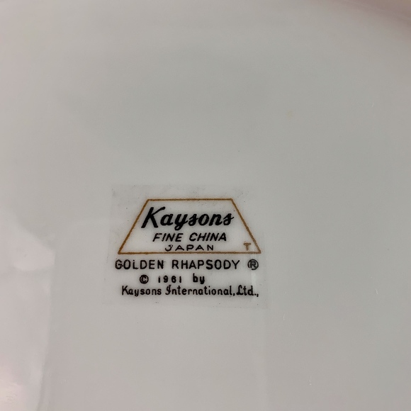 Vintage | Kaysons Golden Rhapsody Oval Bowl - Picture 6 of 6